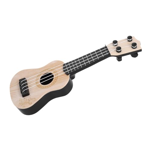 Milisten Kompakte Ukulele aus Kunststoff Saitiges Spielzeuginstrument Cremeweiß für Musikalische Frühförderung Leicht und Handlich für Kleine Musiker und Kreative von Milisten