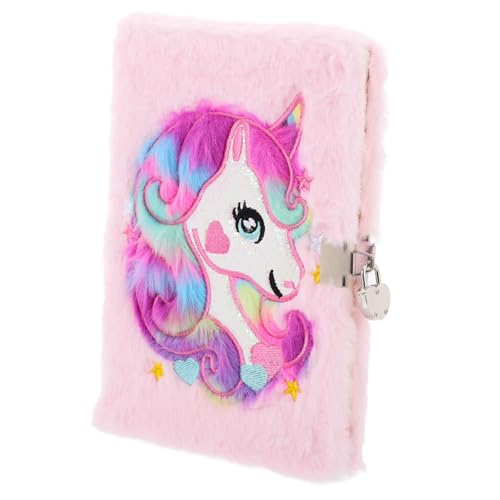 Milisten Plüsch -Notizbuch mit Schloss notizblock Fuzzy-Notizbuch für Mädchen Einhorn Tagebücher abschließbares Tagebuch Unicorn Notebook notizbuch Papier Rosa Milisten Plüsch -Notizbuch mit Schloss notizblock Fuzzy-Notizbuch für Mädchen Einhorn Tagebücher abschließbares Tagebuch Unicorn Notebook notizbuch Papier Rosa von Milisten
