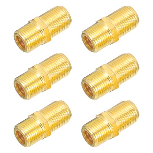 Milisten Socket Outlet Adapter 6Pcs Thread Coaxial Cable Extension Connectors F- Type Coax Cable Adapter Female to Female Coax Cable Extender Adapter for TV Cable Outlet Adapter Milisten Socket Outlet Adapter 6Pcs Thread Coaxial Cable Extension Connectors F- Type Coax Cable Adapter Female to Female Coax Cable Extender Adapter for TV Cable Outlet Adapter von Milisten