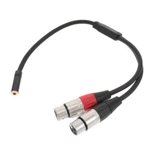 Milisten Symmetrisches Dual Xlr Stecker Buchse Audiokabel Doppelte Abschirmung für Klangqualität Kompatibel mit Mikrofonen und Mischpulten für Aufnahme von Milisten