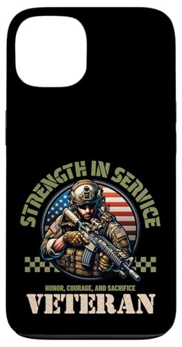 Ehre, Mut, Opfer, stolzes Militärgedenkmal, Tag der Veteranen Hülle für iPhone 13 Ehre, Mut, Opfer, stolzes Militärgedenkmal, Tag der Veteranen Hülle für iPhone 13 von Military Pride Apparel.USA