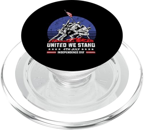 Raising Flag United We Stand 4. Juli Independence Day PopSockets PopGrip für MagSafe Raising Flag United We Stand 4. Juli Independence Day PopSockets PopGrip für MagSafe von Military Pride Apparel.USA