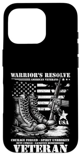 Retro Duty Upheld Sacrifice erinnerte an den Tag der Militärveteranen Hülle für iPhone 16 Pro Retro Duty Upheld Sacrifice erinnerte an den Tag der Militärveteranen Hülle für iPhone 16 Pro von Military Pride Apparel.USA