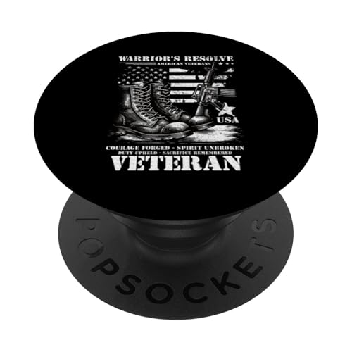 Retro Duty Upheld Sacrifice erinnerte an den Tag der Militärveteranen PopSockets Klebender PopGrip Retro Duty Upheld Sacrifice erinnerte an den Tag der Militärveteranen PopSockets Klebender PopGrip von Military Pride Apparel.USA