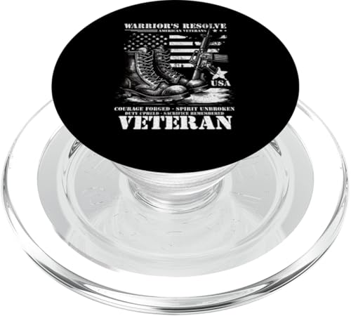 Retro Duty Upheld Sacrifice erinnerte an den Tag der Militärveteranen PopSockets PopGrip für MagSafe Retro Duty Upheld Sacrifice erinnerte an den Tag der Militärveteranen PopSockets PopGrip für MagSafe von Military Pride Apparel.USA