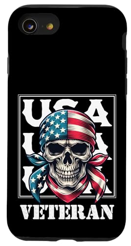 Retro Forever Soldiers Always Heroes Tag der Militärveteranen Hülle für iPhone SE (2020) / 7 / 8 von Military Pride Apparel.USA