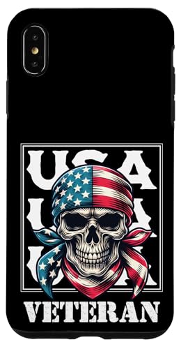Retro Forever Soldiers Always Heroes Tag der Militärveteranen Hülle für iPhone XS Max von Military Pride Apparel.USA