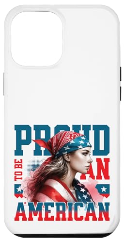 Retro-USA-Flagge, starke Frau, patriotisch, stolz darauf, Amerikaner zu sein Hülle für iPhone 12 Pro Max Retro-USA-Flagge, starke Frau, patriotisch, stolz darauf, Amerikaner zu sein Hülle für iPhone 12 Pro Max von Military Pride Apparel.USA