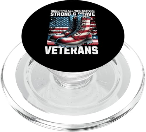 Tag zu Ehren aller, die starken, mutigen Militärveteranen gedient haben PopSockets PopGrip für MagSafe Tag zu Ehren aller, die starken, mutigen Militärveteranen gedient haben PopSockets PopGrip für MagSafe von Military Pride Apparel.USA