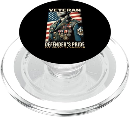 Verteidiger sind stolz auf den Geist der Freiheit, den Tag der Militärveteranen PopSockets PopGrip für MagSafe Verteidiger sind stolz auf den Geist der Freiheit, den Tag der Militärveteranen PopSockets PopGrip für MagSafe von Military Pride Apparel.USA