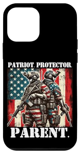 Stolzer Patriot Vater Sohn Tochter Ehefrau des Militärs Papa Held Hülle für iPhone 12 mini von Military Veteran Dad Hero Apparel.USA