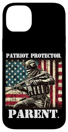 Stolzer Patriot Vater Sohn Tochter Ehefrau des Militärs Papa Held Hülle für iPhone 14 Plus Stolzer Patriot Vater Sohn Tochter Ehefrau des Militärs Papa Held Hülle für iPhone 14 Plus von Military Veteran Dad Hero Apparel.USA