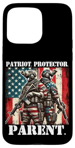 Stolzer Patriot Vater Sohn Tochter Ehefrau des Militärs Papa Held Hülle für iPhone 15 Pro Max Stolzer Patriot Vater Sohn Tochter Ehefrau des Militärs Papa Held Hülle für iPhone 15 Pro Max von Military Veteran Dad Hero Apparel.USA