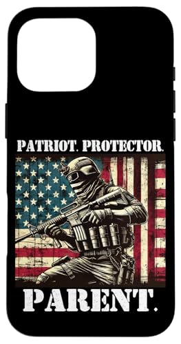 Stolzer Patriot Vater Sohn Tochter Ehefrau des Militärs Papa Held Hülle für iPhone 16 Pro Max Stolzer Patriot Vater Sohn Tochter Ehefrau des Militärs Papa Held Hülle für iPhone 16 Pro Max von Military Veteran Dad Hero Apparel.USA