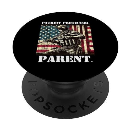 Stolzer Patriot Vater Sohn Tochter Ehefrau des Militärs Papa Held PopSockets Klebender PopGrip Stolzer Patriot Vater Sohn Tochter Ehefrau des Militärs Papa Held PopSockets Klebender PopGrip von Military Veteran Dad Hero Apparel.USA