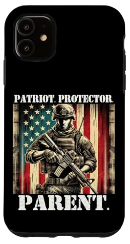 Stolzer Vater Sohn Tochter Ehefrau der Armee Militär Veteran Papa Hülle für iPhone 11 Stolzer Vater Sohn Tochter Ehefrau der Armee Militär Veteran Papa Hülle für iPhone 11 von Military Veteran Dad Hero Apparel.USA