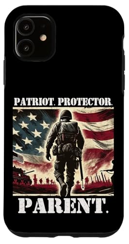 Stolzer Vater Sohn Tochter Ehefrau der Armee Militär Veteran Papa Hülle für iPhone 11 Stolzer Vater Sohn Tochter Ehefrau der Armee Militär Veteran Papa Hülle für iPhone 11 von Military Veteran Dad Hero Apparel.USA