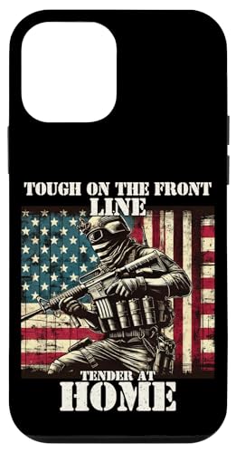 Stolzer Vater Sohn Tochter Ehefrau der Armee Militär Veteran Papa Hülle für iPhone 12 mini von Military Veteran Dad Hero Apparel.USA
