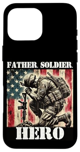 Stolzer Vater Sohn Tochter Ehefrau der Armee Militär Veteran Papa Hülle für iPhone 16 Pro Max Stolzer Vater Sohn Tochter Ehefrau der Armee Militär Veteran Papa Hülle für iPhone 16 Pro Max von Military Veteran Dad Hero Apparel.USA