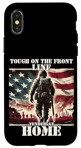 Stolzer Vater Sohn Tochter Ehefrau der Armee Militär Veteran Papa Hülle für iPhone X/XS Stolzer Vater Sohn Tochter Ehefrau der Armee Militär Veteran Papa Hülle für iPhone X/XS von Military Veteran Dad Hero Apparel.USA