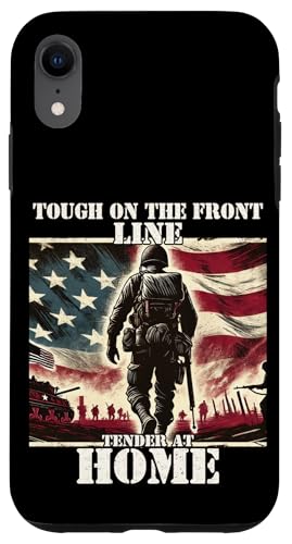 Stolzer Vater Sohn Tochter Ehefrau der Armee Militär Veteran Papa Hülle für iPhone XR Stolzer Vater Sohn Tochter Ehefrau der Armee Militär Veteran Papa Hülle für iPhone XR von Military Veteran Dad Hero Apparel.USA