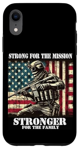 Stolzer Vater Sohn Tochter Ehefrau der Armee Militär Veteran Papa Hülle für iPhone XR Stolzer Vater Sohn Tochter Ehefrau der Armee Militär Veteran Papa Hülle für iPhone XR von Military Veteran Dad Hero Apparel.USA
