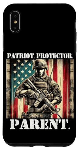 Stolzer Vater Sohn Tochter Ehefrau der Armee Militär Veteran Papa Hülle für iPhone XS Max von Military Veteran Dad Hero Apparel.USA