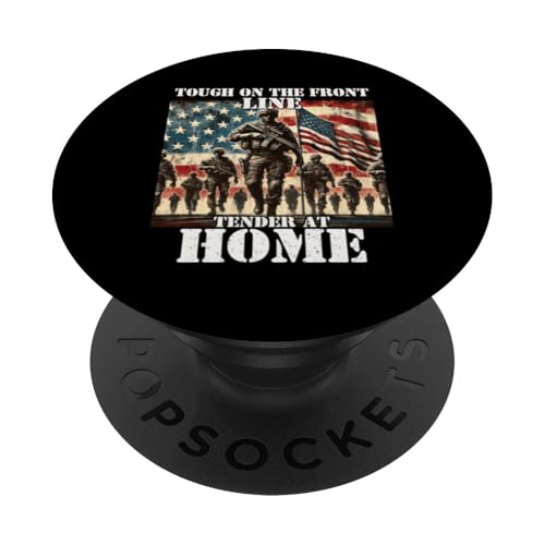 Stolzer Vater Sohn Tochter Ehefrau des starken liebevollen Militärvaters PopSockets Klebender PopGrip Stolzer Vater Sohn Tochter Ehefrau des starken liebevollen Militärvaters PopSockets Klebender PopGrip von Military Veteran Dad Hero Apparel.USA