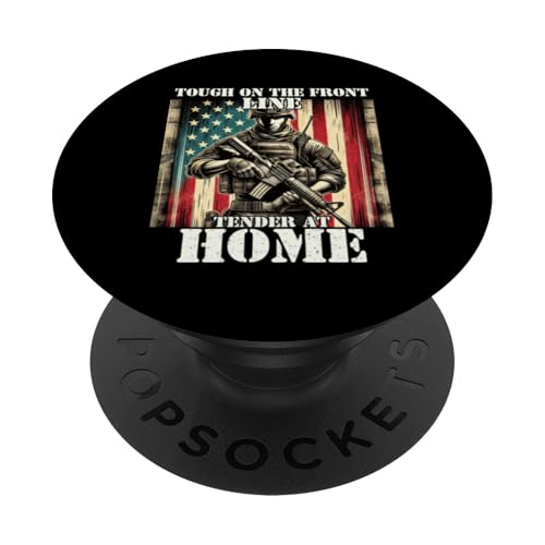 Stolzer Vater Sohn Tochter Ehefrau des starken liebevollen Militärvaters PopSockets Klebender PopGrip Stolzer Vater Sohn Tochter Ehefrau des starken liebevollen Militärvaters PopSockets Klebender PopGrip von Military Veteran Dad Hero Apparel.USA