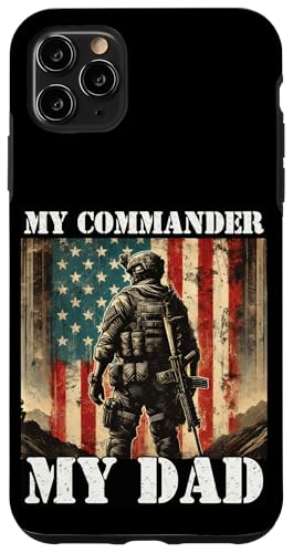 Stolzer Vater Sohn Tochter des Militärkommandanten Papa Held Hülle für iPhone 11 Pro Max Stolzer Vater Sohn Tochter des Militärkommandanten Papa Held Hülle für iPhone 11 Pro Max von Military Veteran Dad Hero Apparel.USA