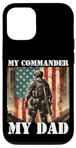 Stolzer Vater Sohn Tochter des Militärkommandanten Papa Held Hülle für iPhone 12/12 Pro Stolzer Vater Sohn Tochter des Militärkommandanten Papa Held Hülle für iPhone 12/12 Pro von Military Veteran Dad Hero Apparel.USA