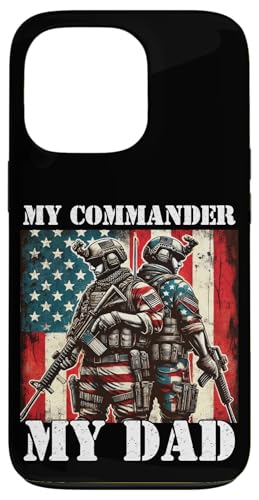 Stolzer Vater Sohn Tochter des Militärkommandanten Papa Held Hülle für iPhone 13 Pro Stolzer Vater Sohn Tochter des Militärkommandanten Papa Held Hülle für iPhone 13 Pro von Military Veteran Dad Hero Apparel.USA