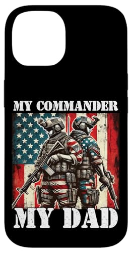 Stolzer Vater Sohn Tochter des Militärkommandanten Papa Held Hülle für iPhone 14 Stolzer Vater Sohn Tochter des Militärkommandanten Papa Held Hülle für iPhone 14 von Military Veteran Dad Hero Apparel.USA