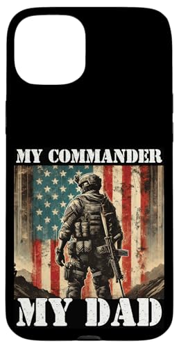 Stolzer Vater Sohn Tochter des Militärkommandanten Papa Held Hülle für iPhone 15 Plus Stolzer Vater Sohn Tochter des Militärkommandanten Papa Held Hülle für iPhone 15 Plus von Military Veteran Dad Hero Apparel.USA