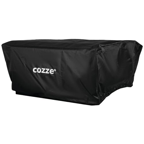 cozze Abdeckhaube für 17" Pizzaofen, Passend für E300 und 500-Serie, Wasserdichtes 600D Oxford Material, Maße: 62 x 62 x 29 cm von Millarco