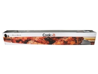 Cook&gt it® Drehspieß für 3- und 4-Flammen-Gasgrill mit 10×10 mm Spieß aus Edelstahl von Millarco