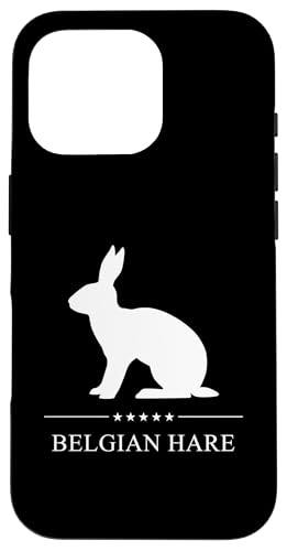 Belgischer Hase, weiße Silhouette Hülle für iPhone 16 Pro Belgischer Hase, weiße Silhouette Hülle für iPhone 16 Pro von Miller Sye