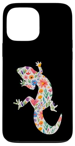 Gecko Aquarell Blumen Design Hülle für iPhone 13 Pro Max Gecko Aquarell Blumen Design Hülle für iPhone 13 Pro Max von Miller Sye