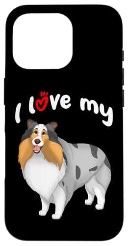 I Love My Blue Merle, White and Tan Shetland Sheepdog Hülle für iPhone 16 Pro I Love My Blue Merle, White and Tan Shetland Sheepdog Hülle für iPhone 16 Pro von Miller Sye