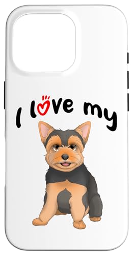 I Love My Yorkshire Terrier Hund Hülle für iPhone 16 Pro I Love My Yorkshire Terrier Hund Hülle für iPhone 16 Pro von Miller Sye