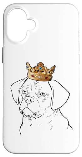 Puggle Hund trägt eine Krone Hülle für iPhone 16 Plus Puggle Hund trägt eine Krone Hülle für iPhone 16 Plus von Miller Sye