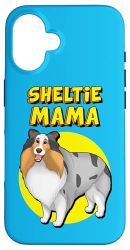 Sheltie Mama Blue Merle Shetland Sheepdog Mother Hülle für iPhone 16 Sheltie Mama Blue Merle Shetland Sheepdog Mother Hülle für iPhone 16 von Miller Sye