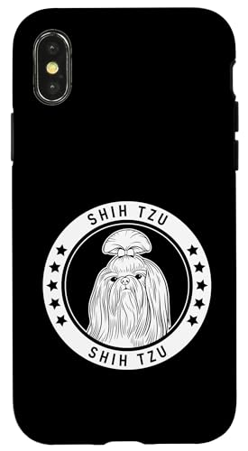 Shih Tzu Hundeporträt Hülle für iPhone X/XS Shih Tzu Hundeporträt Hülle für iPhone X/XS von Miller Sye