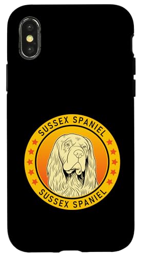 Sussex Spaniel Hundeporträt Hülle für iPhone X/XS Sussex Spaniel Hundeporträt Hülle für iPhone X/XS von Miller Sye