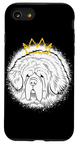 Tibetischer Mastiff mit Krone Hülle für iPhone SE (2020) / 7 / 8 von Miller Sye