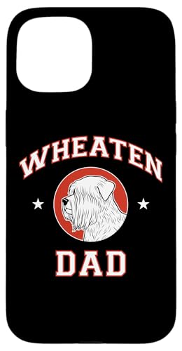 Weichbeschichteter Wheaten Terrier Papa Hund Vater Hülle für iPhone 15 von Miller Sye