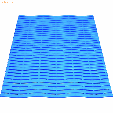 Miltex Feuchtraummatte Yoga Spa Basic 60x90cm blau von Miltex
