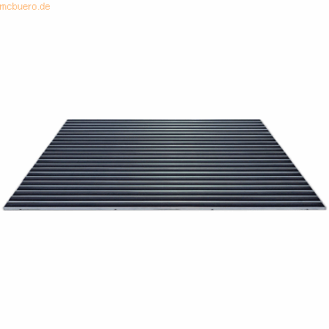 Miltex Schmutzfangmatte Eazycare Rub schwarz 98,5x78,5cm aluminium von Miltex