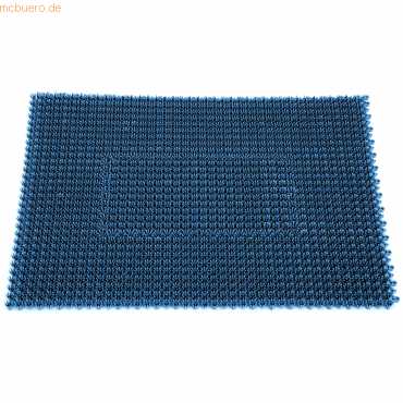 Miltex Schmutzfangmatte Eazycare Turf 57x86cm metallic blau von Miltex