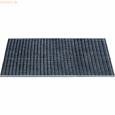 Miltex Schmutzfangmatte Eazycare Wave 158,5x78,5cm aluminium/schwarz von Miltex